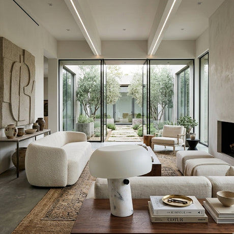   Marble Base Metal Table Lamp | Oroa.com