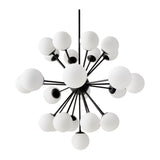 Modern European furniture - Glass Globes 25-Light Chandelier - www.oroa.com