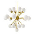 Modern European furniture - Glass Globes 25-Light Chandelier - www.oroa.com
