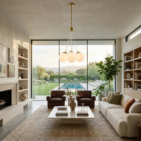   Glass Globes 7-Light Chandelier | Oroa.com