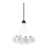 Modern European furniture - Glass Globes 11-Light Chandelier - www.oroa.com