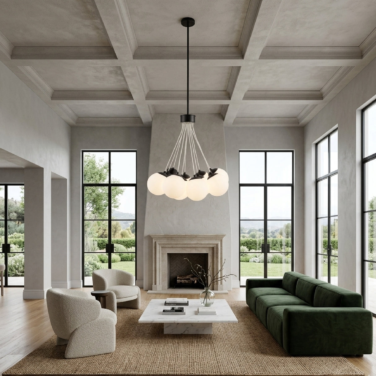   Glass Globes 11-Light Chandelier | Oroa.com