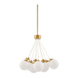 Modern European furniture - Glass Globes 11-Light Chandelier - www.oroa.com