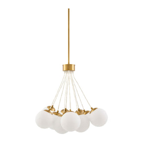 Modern European furniture - Glass Globes 11-Light Chandelier - www.oroa.com