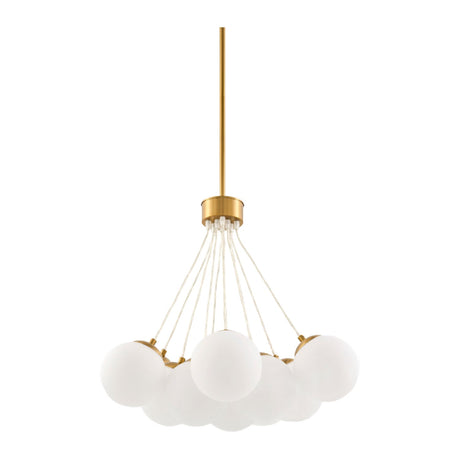 Modern European furniture - Glass Globes 11-Light Chandelier - www.oroa.com