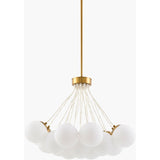 Modern European furniture - Glass Globes 19-Light Chandelier - www.oroa.com