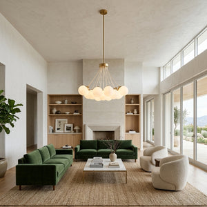   Glass Globes 19-Light Chandelier | Oroa.com