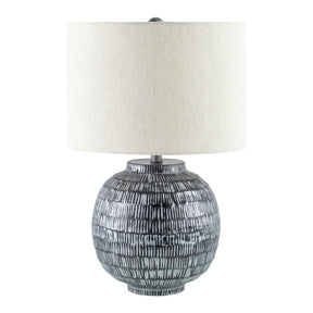 Modern European furniture - Antiqued Black Accent Table Lamp - www.oroa.com