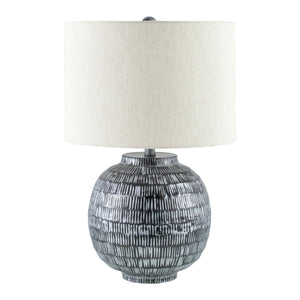   Antiqued Black Accent Table Lamp | Oroa.com