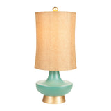 Modern European furniture - Turquoise Base Accent Table Lamp - www.oroa.com