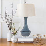 Modern European furniture - Silk-Inspired Shade Table Lamp - www.oroa.com