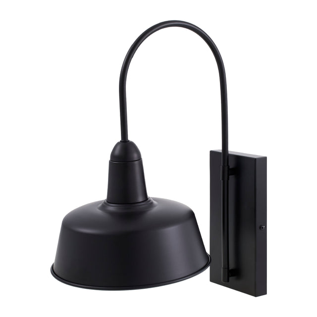 Modern European furniture - Black Metal Wall Lamp - www.oroa.com