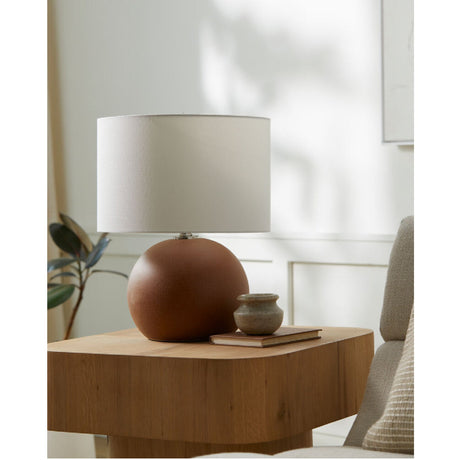 Modern European furniture - Ceramic Sphere Accent Table Lamp - www.oroa.com