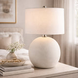 Modern European furniture - Ceramic Sphere Accent Table Lamp - www.oroa.com