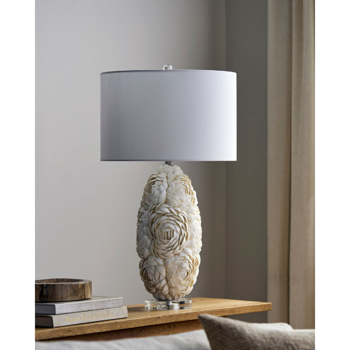   Modern European furniture - White Inlaid Shell Table Lamp - www.oroa.com | Oroa.com