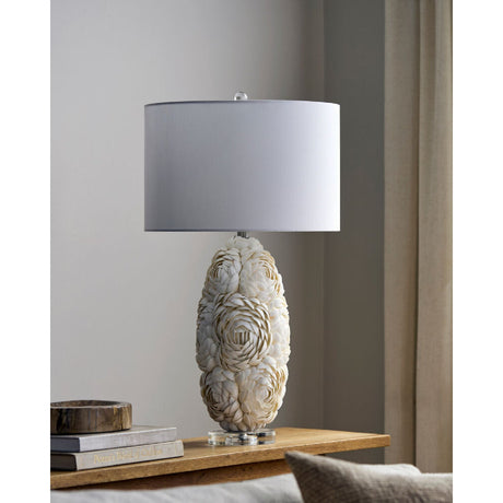 Modern European furniture - White Inlaid Shell Table Lamp - www.oroa.com