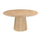 Modern furniture - Round Travertine Dining Table - www.oroa.com