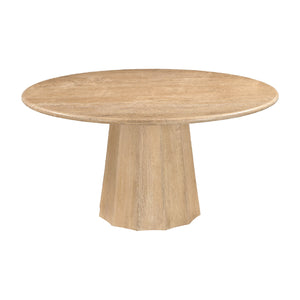   Modern furniture - Round Travertine Dining Table - www.oroa.com | Oroa.com