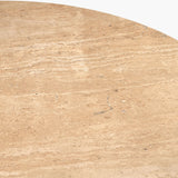 Modern furniture - Round Travertine Dining Table - www.oroa.com