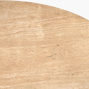   Modern furniture - Round Travertine Dining Table - www.oroa.com | Oroa.com