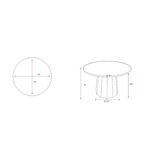   Modern furniture - Round Travertine Dining Table - www.oroa.com | Oroa.com