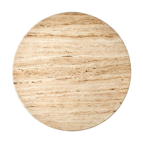 Modern furniture - Round Travertine Dining Table - www.oroa.com