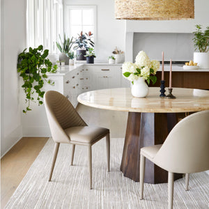   Modern furniture - Round Travertine Dining Table - www.oroa.com | Oroa.com