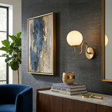 Modern European furniture - Wavy Iron Wall Lamp - www.oroa.com