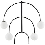 Modern European furniture - Back Arched 6-Light Chandelier - www.oroa.com