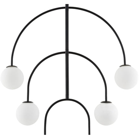 Modern European furniture - Back Arched 6-Light Chandelier - www.oroa.com