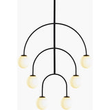 Modern European furniture - Back Arched 6-Light Chandelier - www.oroa.com