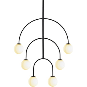 Modern European furniture - Back Arched 6-Light Chandelier - www.oroa.com
