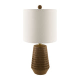 Modern European furniture - Organic-Carved Base Table Lamp - www.oroa.com
