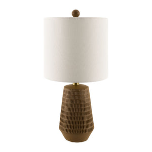   Modern European furniture - Organic-Carved Base Table Lamp - www.oroa.com | Oroa.com