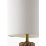 Modern European furniture - Organic-Carved Base Table Lamp - www.oroa.com