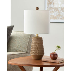   Modern European furniture - Organic-Carved Base Table Lamp - www.oroa.com | Oroa.com