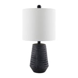 Modern European furniture - Organic-Carved Base Table Lamp - www.oroa.com