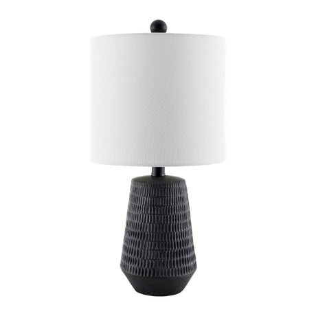Modern European furniture - Organic-Carved Base Table Lamp - www.oroa.com