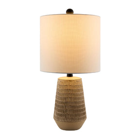 Modern European furniture - Organic-Carved Base Table Lamp - www.oroa.com