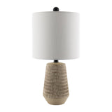 Modern European furniture - Organic-Carved Base Table Lamp - www.oroa.com