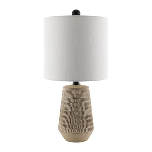   Modern European furniture - Organic-Carved Base Table Lamp - www.oroa.com | Oroa.com