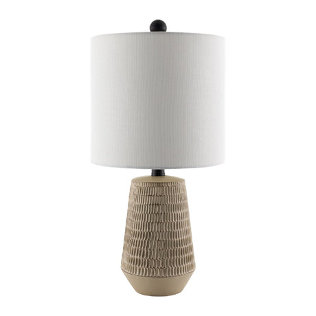 Modern European furniture - Organic-Carved Base Table Lamp - www.oroa.com