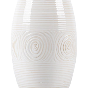   Modern European furniture - White Linen Ceramic Table Lamp - www.oroa.com | Oroa.com