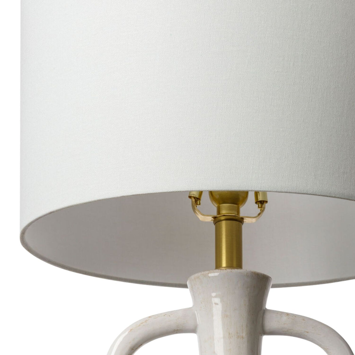   White Ceramic Amphora Table Lamp | Oroa.com