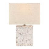 Modern European furniture - Brushed White Concrete Table Lamp - www.oroa.com