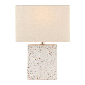 Modern European furniture - Brushed White Concrete Table Lamp - www.oroa.com