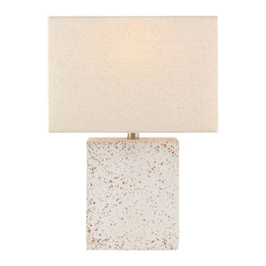   Brushed White Concrete Table Lamp | Oroa.com