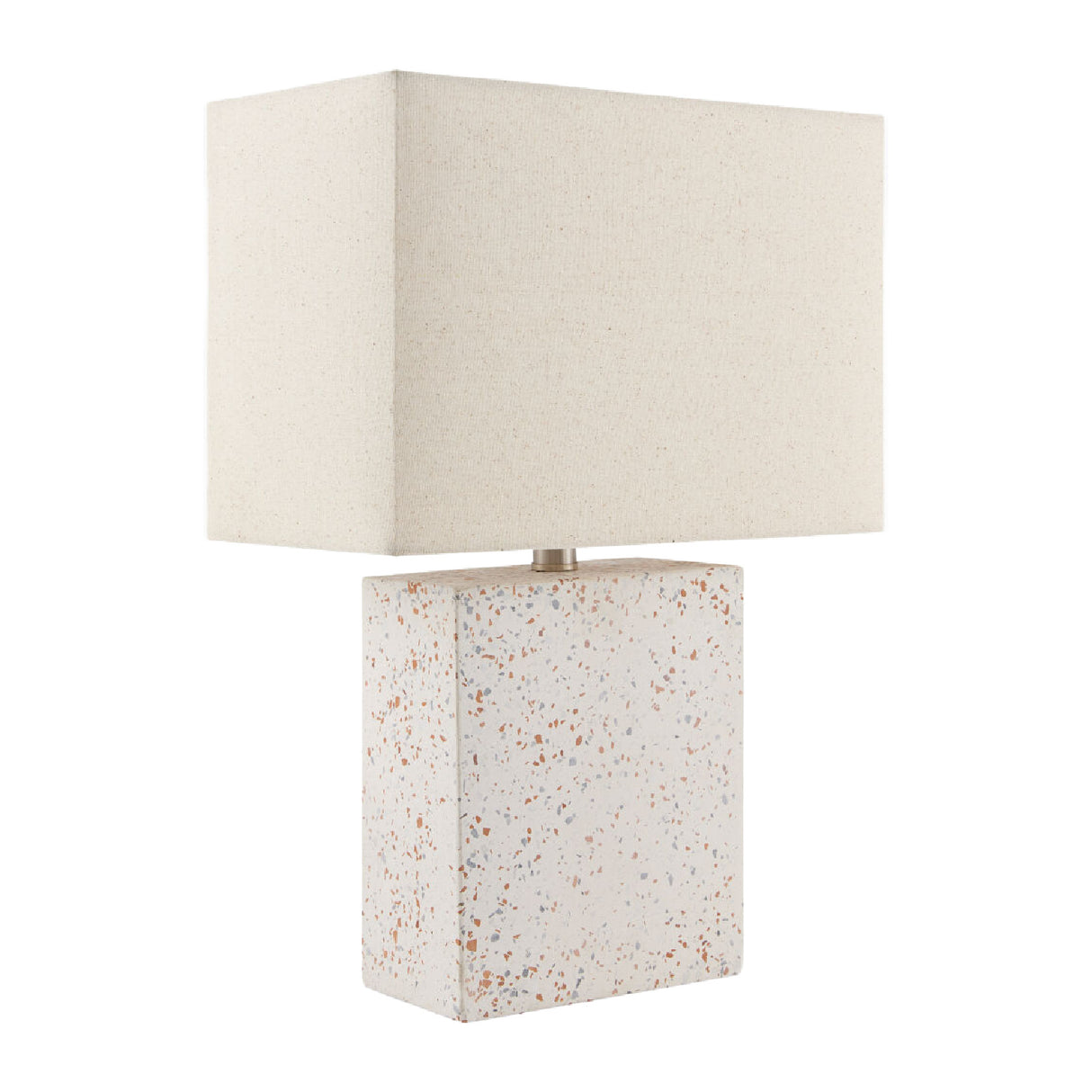   Brushed White Concrete Table Lamp | Oroa.com