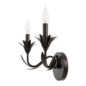   Modern European furniture - Black Floral Candelabra Wall Lamp - www.oroa.com | Oroa.com