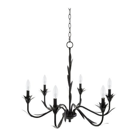 Modern European furniture - Flower-Inspired 6-Light Chandelier - www.oroa.com